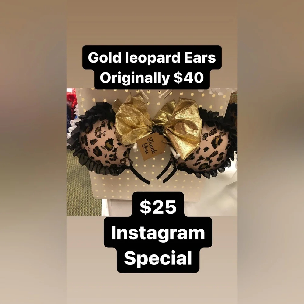 Disney Theme Park Ears! HANDMADE, one of a kind - Picture 5 of 6